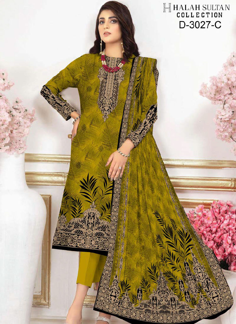 Halah Sultan Lawn Collection 3027c23 vol1