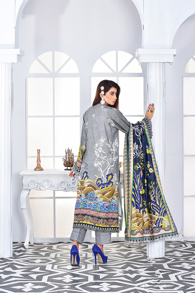 Digital Embroidered Linen-Vol1-Grey4-21
