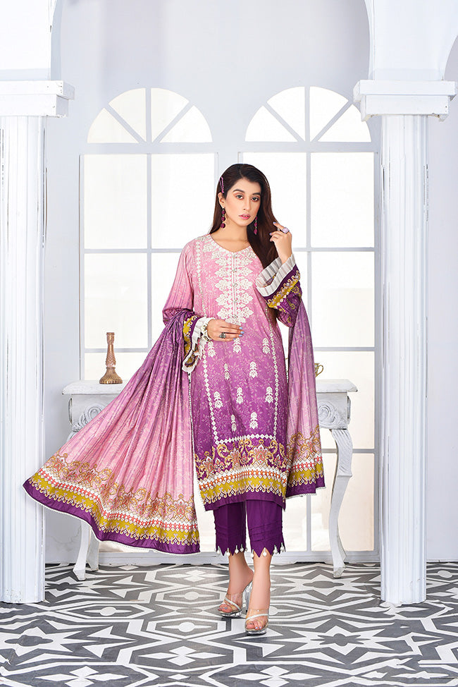 Digital Embroidered Linen-Vol1-Lavender8-21