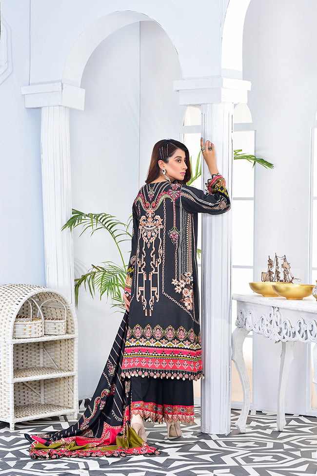 Digital Embroidered Linen-Vol1-Black2-21