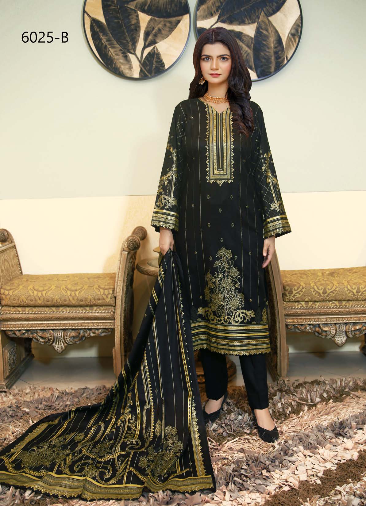 Classic Linen Winter Collection-Vol2-6025-B-21