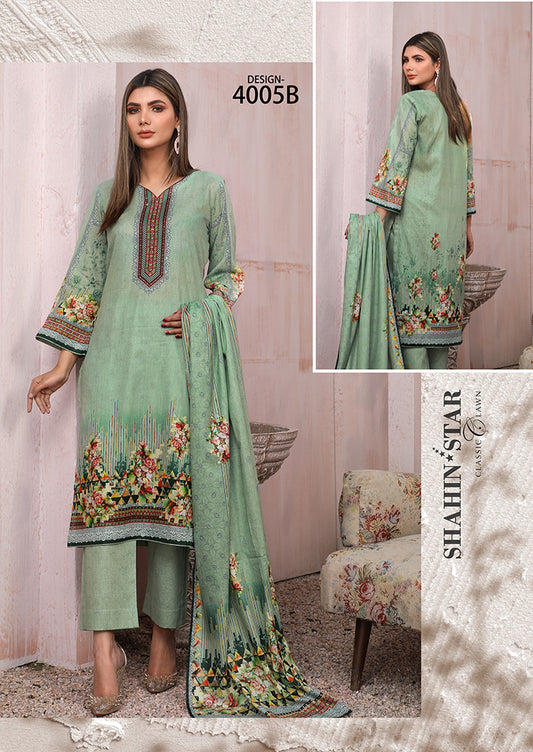 Shahin Star Classic Lawn vol1 4005-b-2022