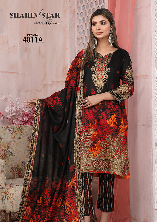 Shahin Star Classic Lawn vol1 4011-a-2022