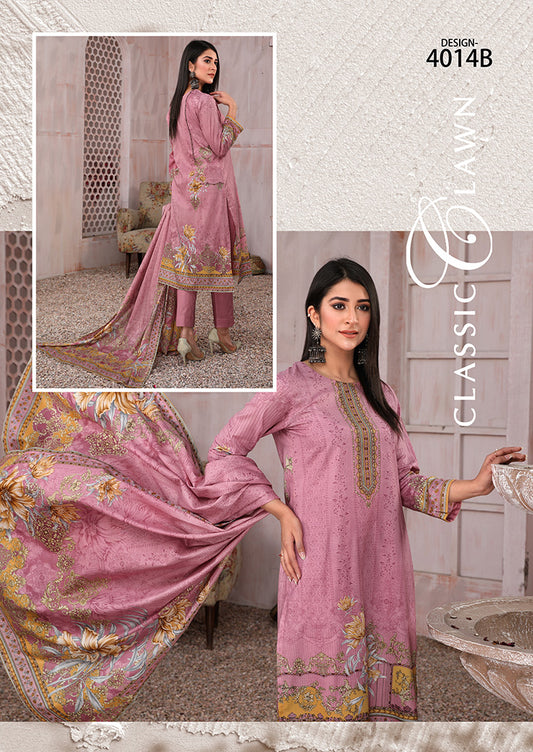 Shahin Star Classic Lawn vol1 4014-b-2022