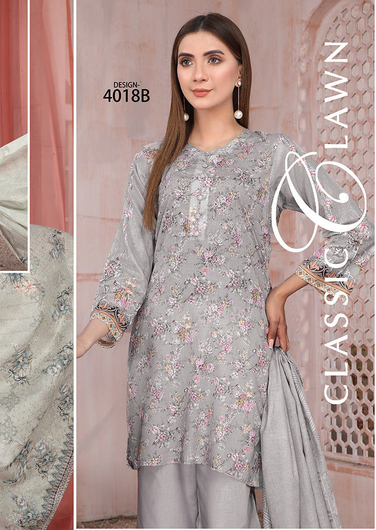 Shahin Star Classic Lawn vol1 4018-b-2022