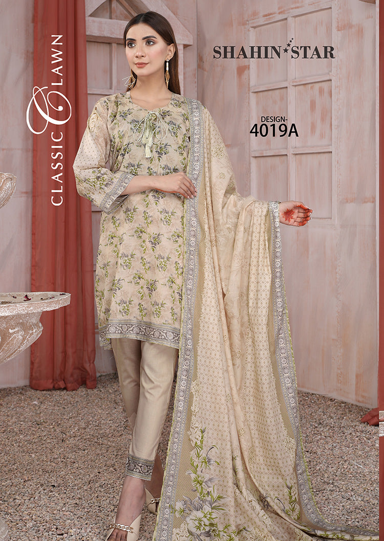 Shahin Star Classic Lawn vol1 4019-a-2022