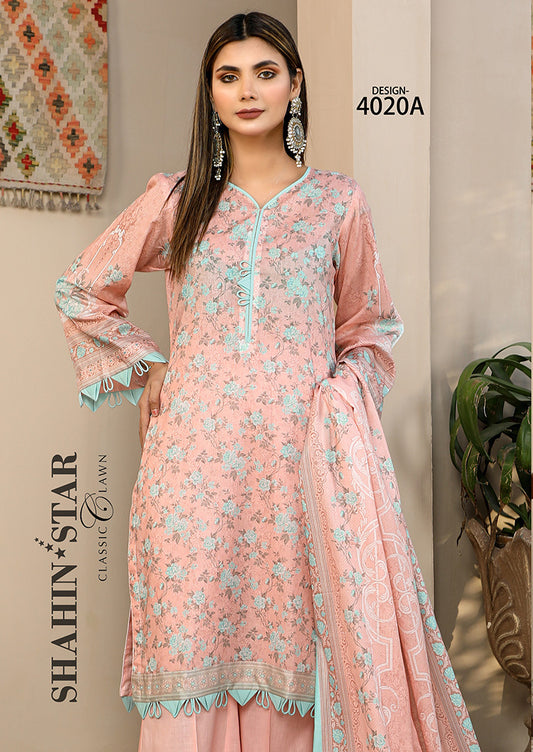 Shahin Star Classic Lawn vol1 4020-a-2022